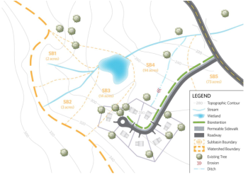 Example Map Documenting Existing Hydrologic Features