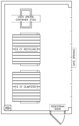 Example of a Covered, Bermed, and Plumbed Area – Plan View